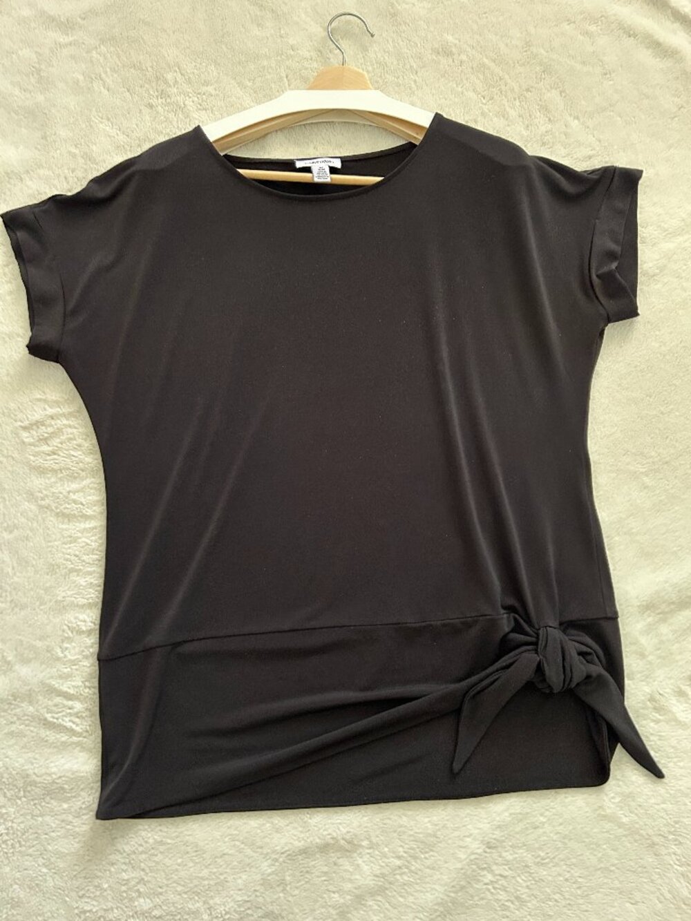 Calvin Klein Black Relaxed Tunic Top Size M.